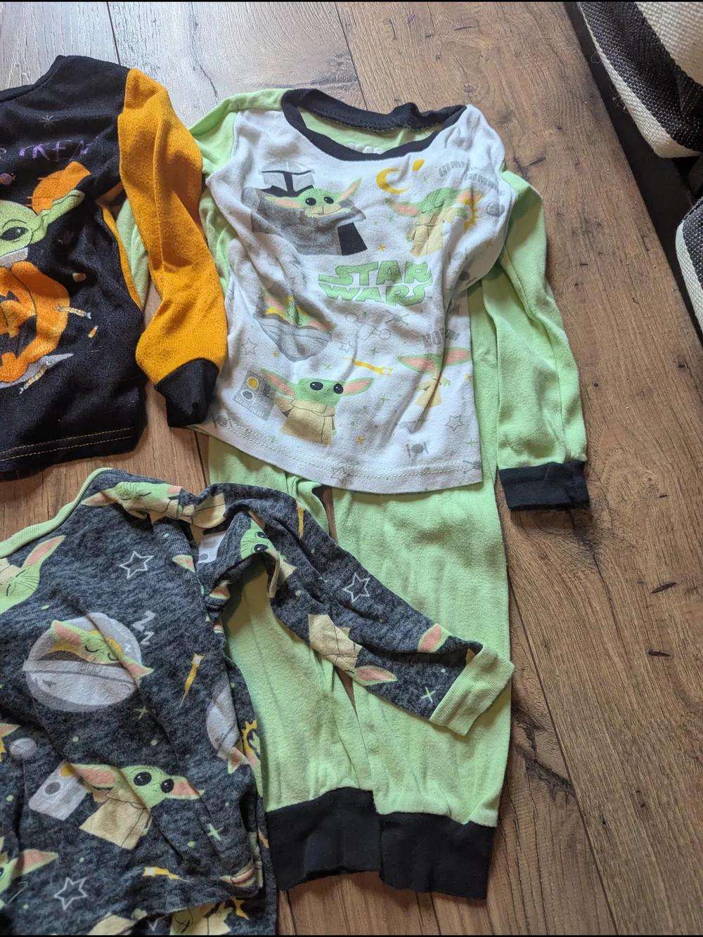 Star Wars The Child (Grogu) Kids Pajama Sets - Green/Black 4T